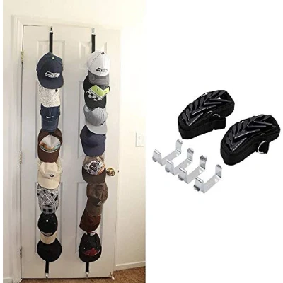 Imagen de 2 Unidades Caprack, Wommty Deportes Bola Cap Gorra de Béisbol Sombrero Accesorio Almacenamiento / Soporte Organizador Bolso con 16 (2 x 8) Estante