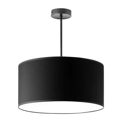 Imagen de Miratic Lampara Colgante Corta con Rosca E27 de 60 W máx. Lámpara Techo Ideal para Decoración Interiores Estilo Moderno y Elegante (Bombilla no incluida) (Negro)