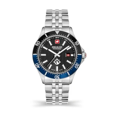 Imagen de Swiss Military by Chrono Reloj Analógico para Hombres de Cuarzo con Correa en Acero Inoxidable SMWGH2100602