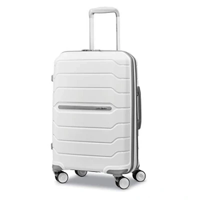 Imagen de Samsonite Freeform Hardside Spinner 21, White, Carry On 21 Inch, expandible con Ruedas giratorias Dobles