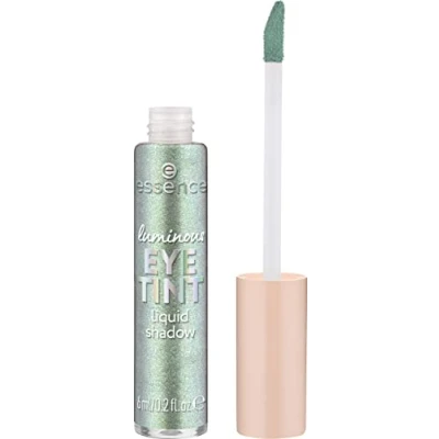 Imagen de Essence Esence Luminous Eye TINT Liquid Shadow Sombra de ojos n.º 06, verde, duradera, radiante, brillante, vegana, sin micropartículas plástico, nanopartículas, perfume, 1 unidad (6 ml)