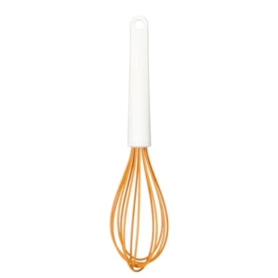 Imagen de Fiskars Batidor con filamentos recubiertos de silicona, Longitud: 29,7 cm, Plástico/Silicona, Naranja/Blanco, Functional Form, 1023613