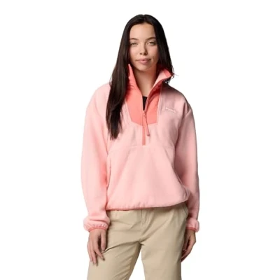 Imagen de Columbia Sequoia GROVE 1/2 ZIP Forro polar, Mujer, Talla: Small, Pink sand/alpenglow