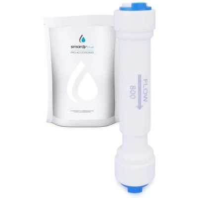 Imagen de smardy Limitador de Flujo Agua 800CC Flow Restrictor para Manguera 1/4&quot; (6,35mm), Osmosis inversa, Filtro Agua, Refrigerador