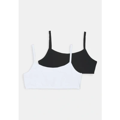 Imagen de Schiesser Organic Cotton Teens 95/5 2 PACK Top para niños, Talla: 140, Black/white