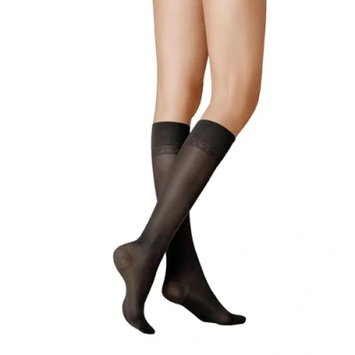 Imagen de Kunert Fly&amp;Care 40 Efecto de Apoyo Efectivo Clase III Calcetines, SEMITRANSPARENTES, Negro 500, 35 36 para Mujer