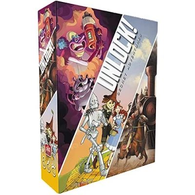 Imagen de Space Cowboys ASMSCUNLOCK01EN Unlock 3! Secret Adventures Escape Room Game Multi Colour