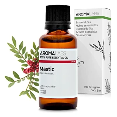Imagen de BIO Aceite Esencial LENTISCO 30mL 100% Puro, Natural, Quimiotipado y Certificado AB AROMA LABS (Marca Francesa)