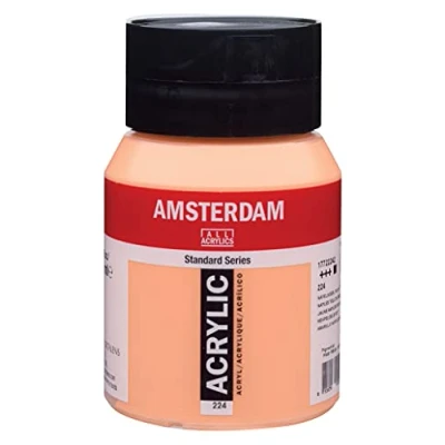 Imagen de Amsterdam Standard Series Colores Acrílicos Bote 500 ml Amarillo Nápoles Rojo 224 (17722242)