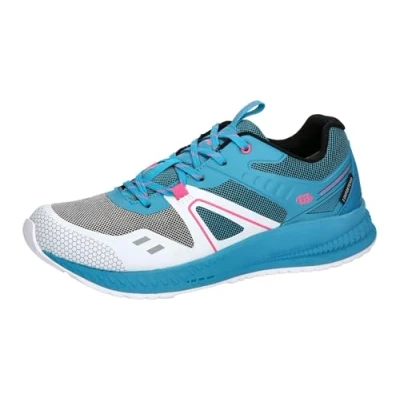 Imagen de Brütting Argos, Zapatillas de Senderismo Mujer, Azul Blanco Rosa, 39 EU