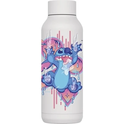 Imagen de Quokka Botella Termo Acero Inoxidable Solid White 510 ML Stitch Drip