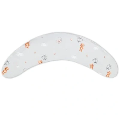Imagen de Totsy Baby Funda de Almohada Lactancia XXL para Dormir Lado Algodón Embarazo 190 cm Osos Peluche