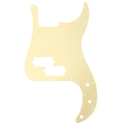 Imagen de Musiclily 13 Agujeros Precision Bass Pickguard Golpeador para Fender American/México Standard Bajo Estilo P, 1 capa Crema