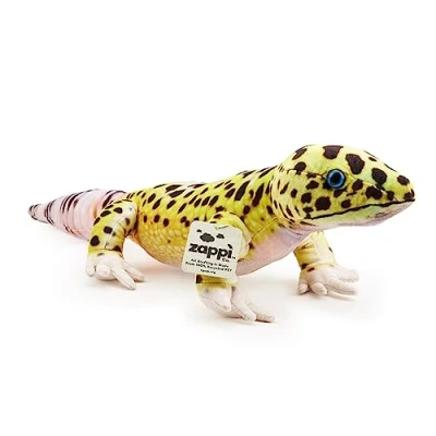 Imagen de Zappi Co Peluche Suave y Acogedor para niños Compañeros de Juego Suaves en Estilo Impreso (65 cm Longitud) (Gecko Leopardo).