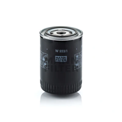 Imagen de MANN FILTER W 933/1 Filtro de aceite 3/4 16 UNF con válvula bloqueo retorno enroscable NISSAN: Trade Bus, Patrol Hardtop, 3/2 SUV