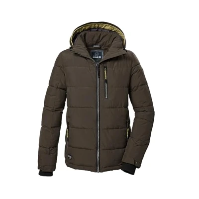 Imagen de G.I.G.A. DX Hombre Chaqueta acolchada/chaqueta funcional con capucha cremallera GW 27 MN QLTD JCKT, olive brown, XL, 41870 000