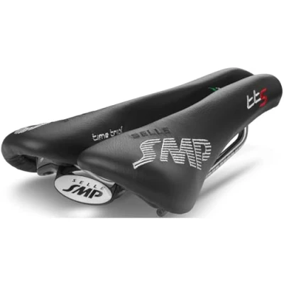 Imagen de SMP Selle Triathlon T5 sillín Bicicleta de Carreras, negra cromada, M.