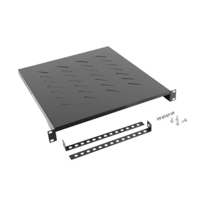 Imagen de LANBERG Rack Cabinets Fixed Shelf 19&#039;&#039; 800mm, 1U/483x500mm, MAX Load Capacity up to 25kg Black