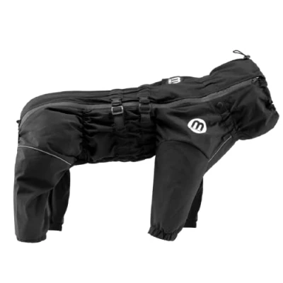Imagen de Mikki Doodles Impermeable para Perro, Impermeable, Resistente al Viento, Forro Sedoso, Menos fricción Significa Nudos y enredos, Talla XXL