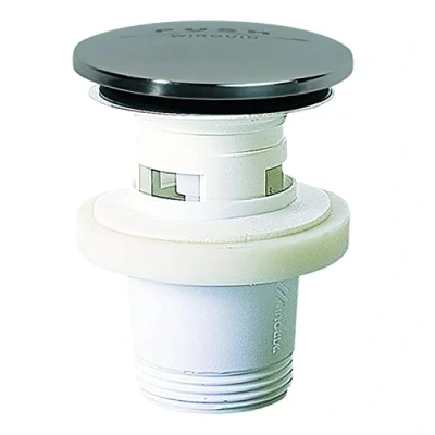 Imagen de Wirquin 30724029 Quick Clac Tapón para Lavabo (Cromado), Color Gris