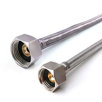 Imagen de Xcel Home BSP 500mm Manguera trenzada flexible Conector para grifo de bañera acero inoxidable a prueba fugas, ducha mano mezclador