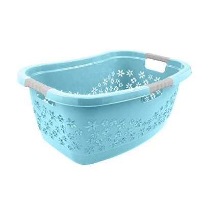 Imagen de Keeeper Cesta para la Colada Ergonómica con Circulación de aire, Asas suaves antideslizantes, 50 l, Lasse, Gris