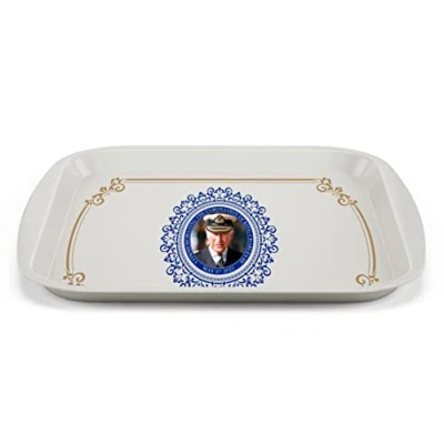 Imagen de King Charles III Bandeja Conmemorativa para Recuerdos de coronación del Rey (21 x 14 cm)