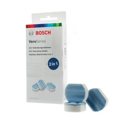 Imagen de Bosch TCZ8002A Pastillas descalcificadoras para cafeteras automáticas de la serie Vero, integrables y Benvenuto