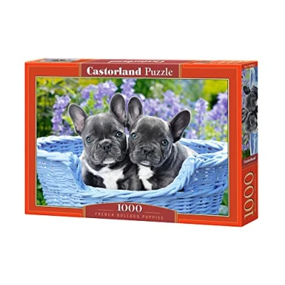 Imagen de Castorland French Bulldog Puppies,Puzzle 1000 Teile Puzle, Color carbón C 104246 2