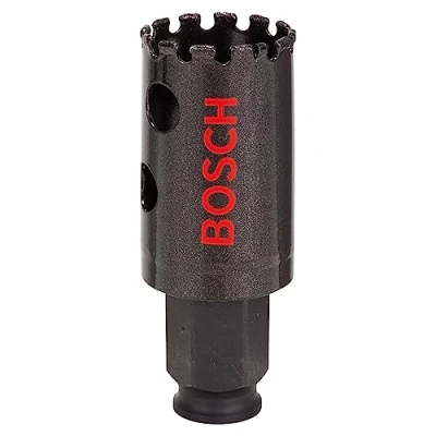 Imagen de Bosch Professional 1x Sierra de Corona Diamante Diamond for Hard Ceramics (para baldosas más duras, Ø 29 mm, Accesorios Taladros Impacto Rotativos)
