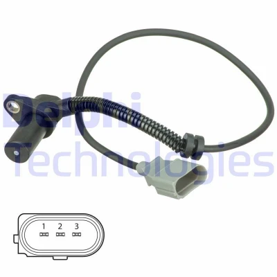 Imagen de DELPHI SS11322 Sensor de Cigueñal 3 AUDI: A8 D3, Q7, A6 C5 Avant, VOLKSWAGEN: Touareg I