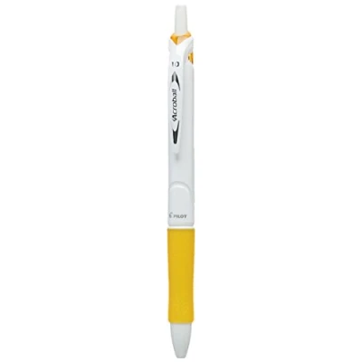 Imagen de Pilot Acroball Pure White Begreen Bolígrafo retráctil punto medio Naranja (Caja 10 unidades)
