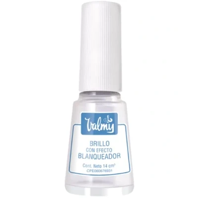 Imagen de Valmy Brillo Esmalte Blanquedor De Uñas Tratamiento Con Efecto Blanqueador Para Manchadas Y Amarillas