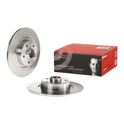 Imagen de BREMBO 08.A239.37 Disco de freno 300 11 5 macizo con tornillos, juego cojinetes rueda, anillo sensor ABS RENAULT: ESPACE 4, Vel Satis