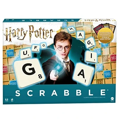 Imagen de Mattel Games Scrabble Special Edition Harry Potter ,Juego de Mesa , Crucigramas para niños Mayores 10 años Modelo n. GMY41