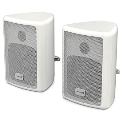 Imagen de Audibax Pícolo PR 41W Pareja Altavoces Estantería HiFi y Sonorización 75 W Soporte Pared Incluido Blanco