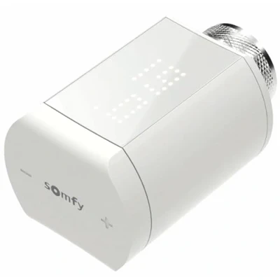 Imagen de Somfy 1870508 Válvula termostática conectada io Para controlar la temperatura de los radiadores agua caliente con Tahoma (interruptor) Silencioso