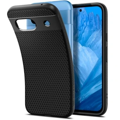 Imagen de Spigen Liquid Air TPU Back Cover Negro Google Pixel 8a