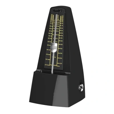 Imagen de Metrónomo Mecánico, versión básica, ritmo fuerte y preciso, fácil de usar, adecuado para guitarra, piano, batería, saxofón, etc