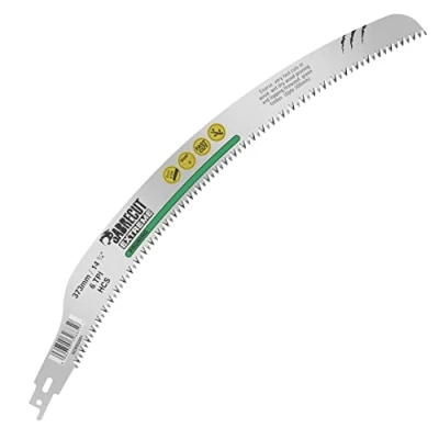 Imagen de SabreCut SCRSG001 14 3/4 pulgadas (373 mm) 6 TPI extra largo curvo podar madera húmeda seca y leña hoja de sierra alternante compatible con Bosch Dewalt Makita otros