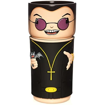 Imagen de CosCups by Numskull Black Sabbath Ozzy Osbourne Taza de cerámica con funda goma, 400 ml, producto oficial