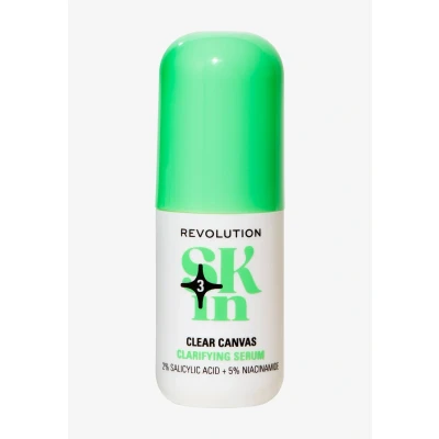 Imagen de Revolution SKin, Clear Canvas Clarifying Serum, Sérum Purificante con Niacinamida y Ácido Salicílico, Ayuda a Reducir Imperfecciones, Vegano Libre de Crueldad, 30ml