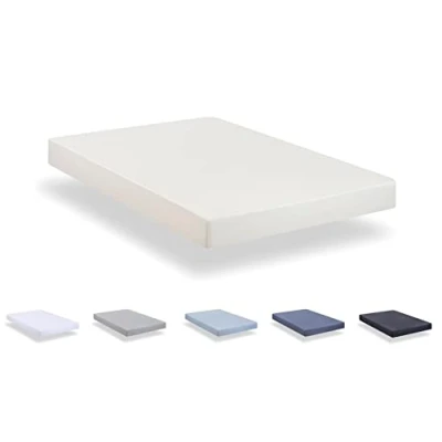 Imagen de Todocama Sábana Bajera Ajustable de Microfibra cepillada Extra Suave. (Cama 200 x 190/200cm, Beige)