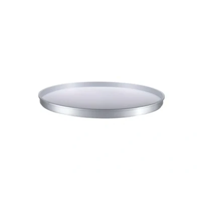 Imagen de Kartell Componibili Almacenaje Modular Redondo unidades, Cierre superior Tapa, 42 cm de diámetro en la parte superior, Plata