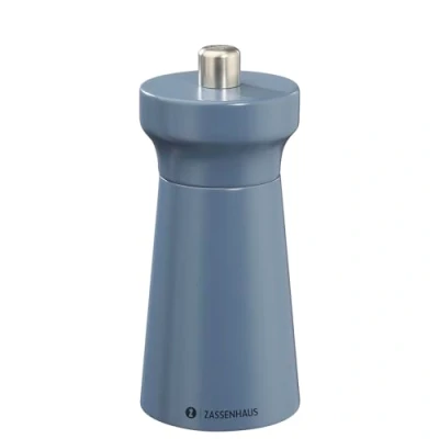 Imagen de Zassenhaus WESTERLAND Deep Sea Molinillo de sal (madera haya lacada, con mecanismo molienda cerámica alto rendimiento, 12 cm, diámetro 5,4 cm)