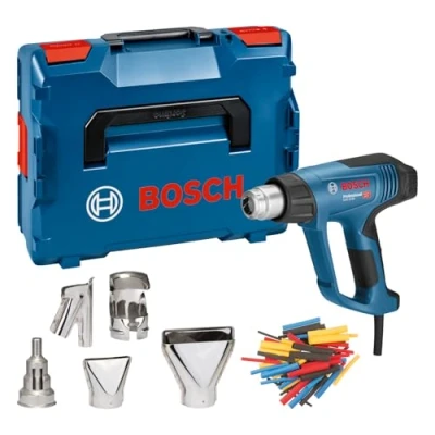 Imagen de Bosch Professional pistola de aire caliente GHG 23 66 (hasta 650 C, 4 programas personalizados, con boquillas, set tubos termorretráctiles, L BOXX)
