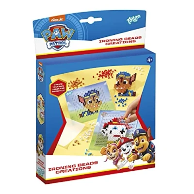 Imagen de Paw Patrol Ironing Beads Creations Set Conjunto de Creaciones Cuentas, Multicolor, Mittel (Totum 720039)