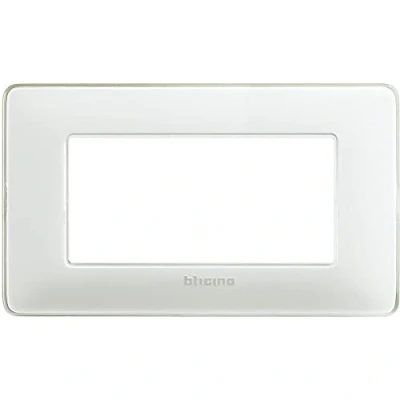 Imagen de Bticino AM4804MSL Matix placa, 4 módulos, plateada