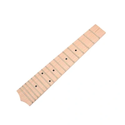Imagen de Alnicov Diapasón de ukelele arce 24 pulgadas con 18 trastes para piezas repuesto concierto