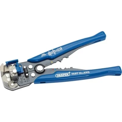 Imagen de Draper 35385 Crimpadora y pelacables automático 2 en 1, color azul